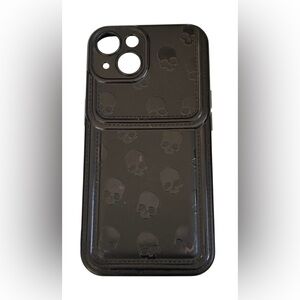 *FREE WITH PURCHASE* IPHONE 14 CASE BLACK SKULL